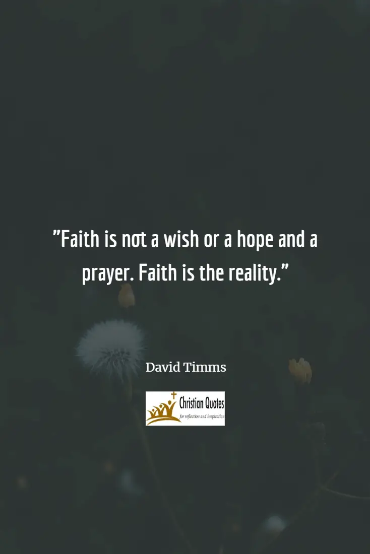 Faith Is Not