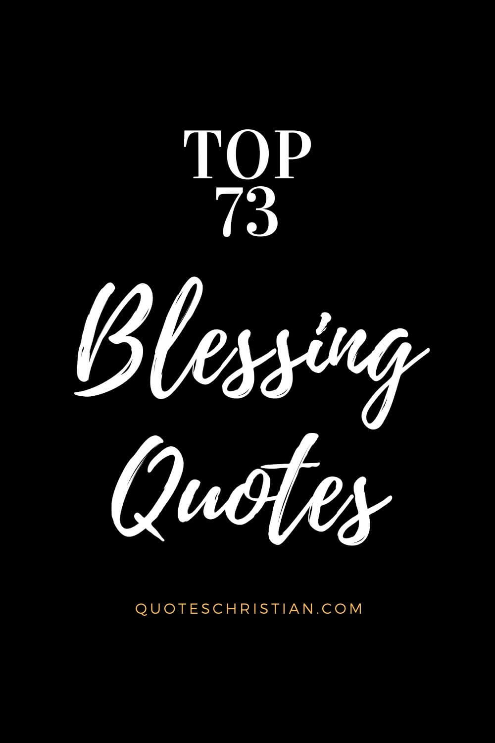 Blessing Quotes