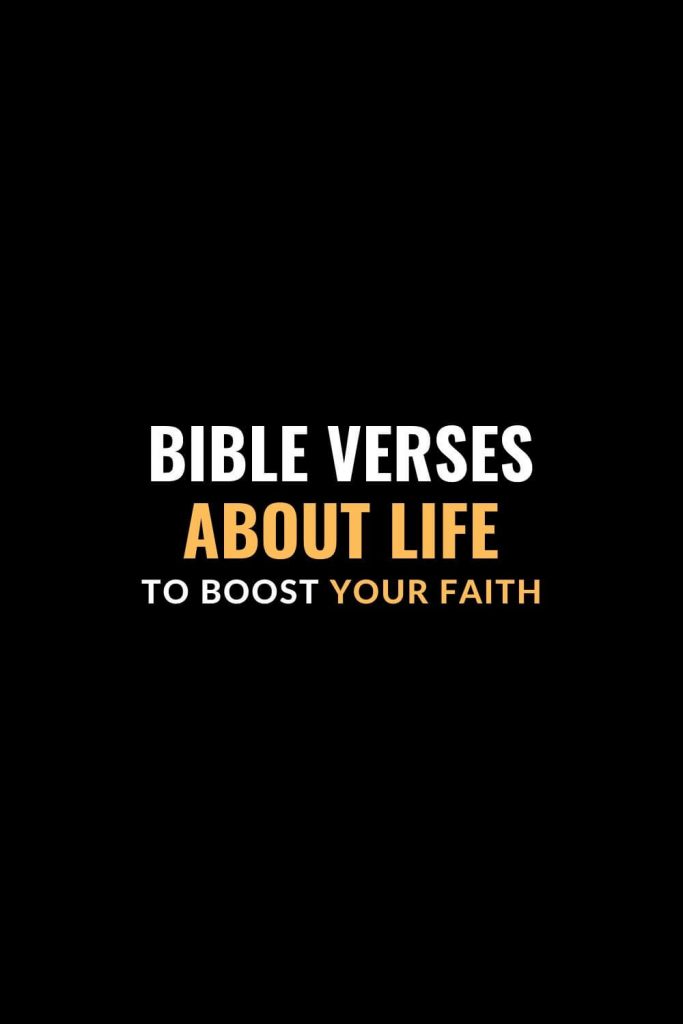 Bible Verses About Life