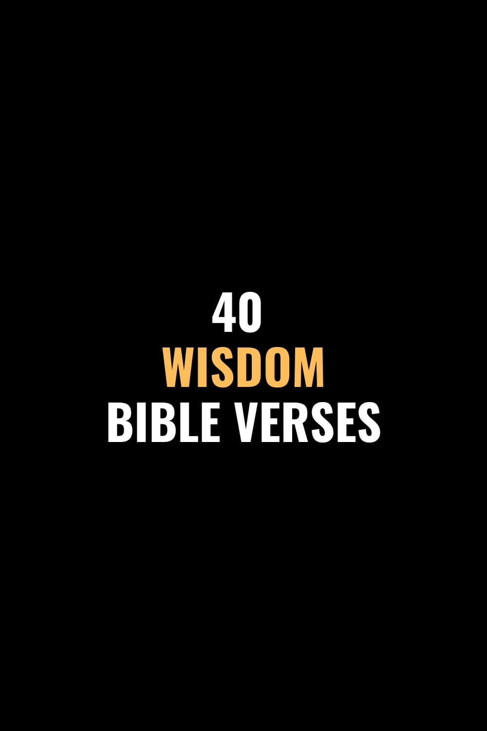 Wisdom Bible Verses