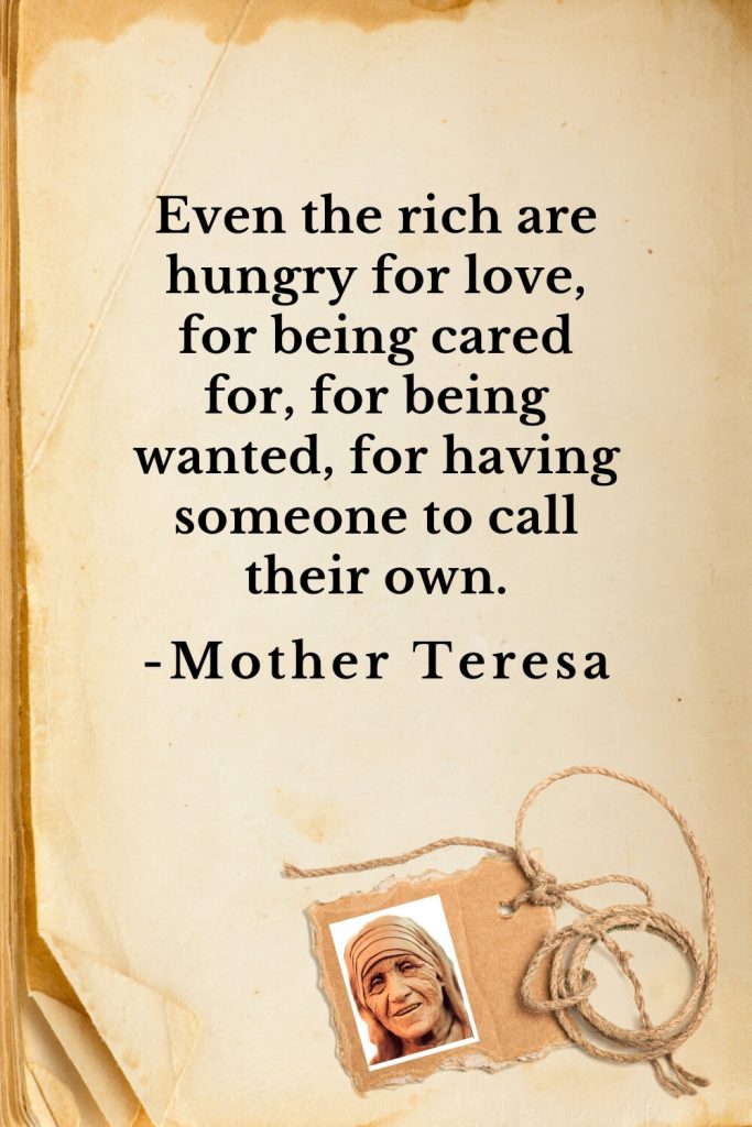 mother teresa helping quotes