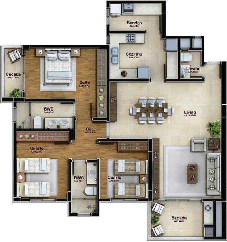 3D Floor Plan Ideas (10)