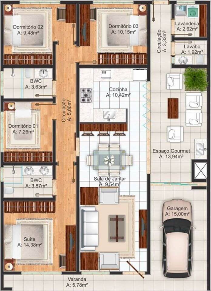 3D Floor Plan Ideas (23)