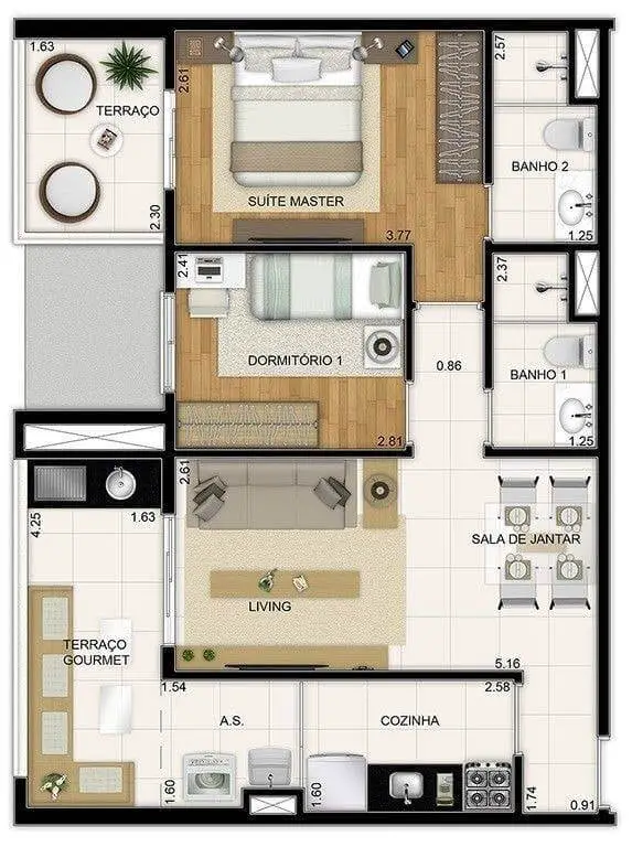 3D Floor Plan Ideas (27)
