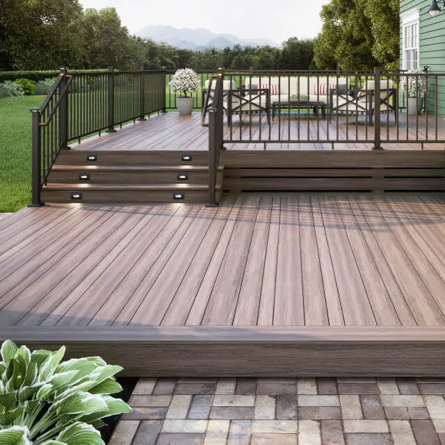 A Two Tier Deck in Michigan