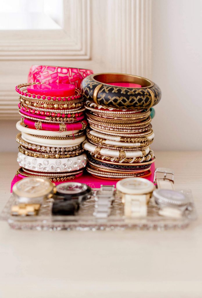 Bracelets, rings and watches organizing ideas