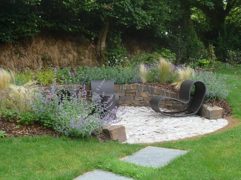 Contemporary Patio, Cornwall