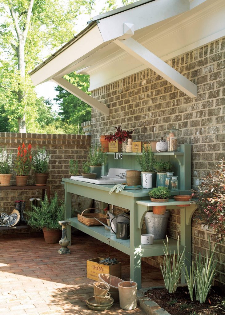 Gorgeous Potting Benches (3)