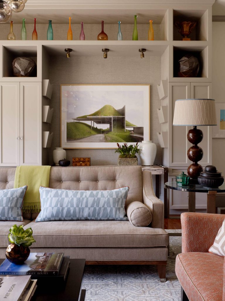 Inspiration for a contemporary family room remodel in San Francisco