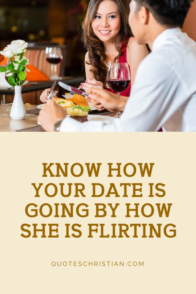 Know How Your Date Is Going By How She Is Flirting