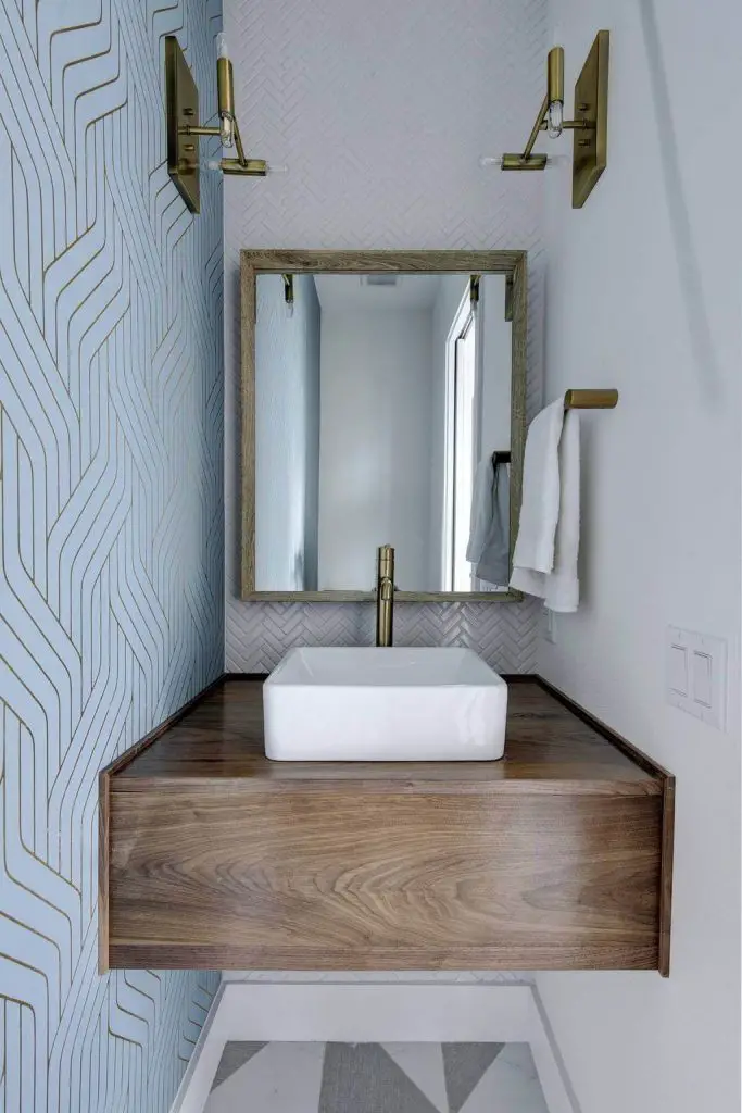 50 Picture Perfect Powder Rooms In 2021, Vanity Powder Room