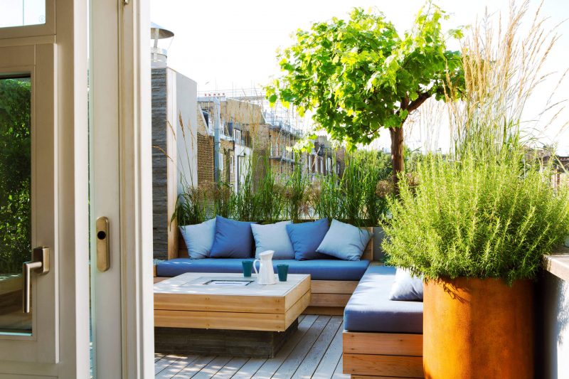 Roof terrace Central London