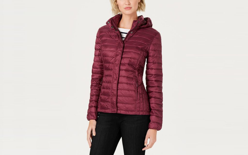32 Degrees Packable Hooded Down Puffer Coat