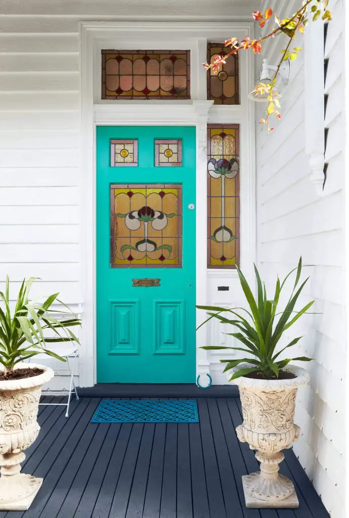 Wonderful colors for front door
