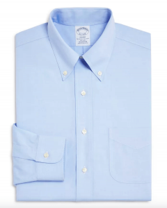 Brooks Brothers Pinpoint Classic Fit Button Down Dress Shirt