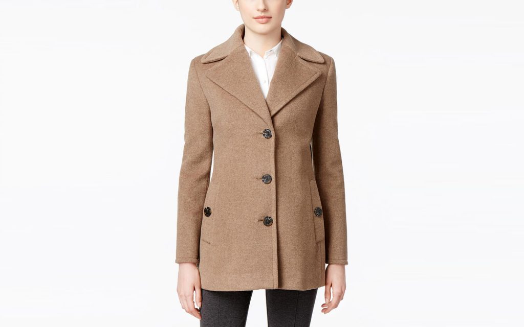 Calvin Klein Single Breasted Peacoat