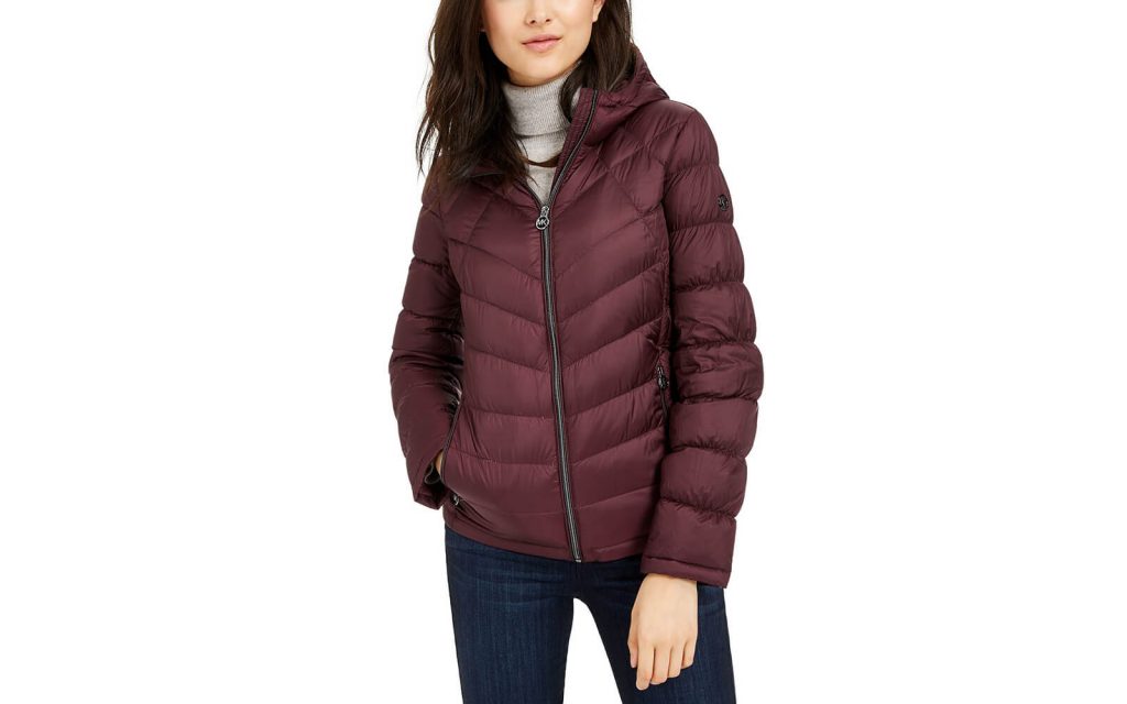 MICHAEL Michael Kors Hooded Down Puffer Coat