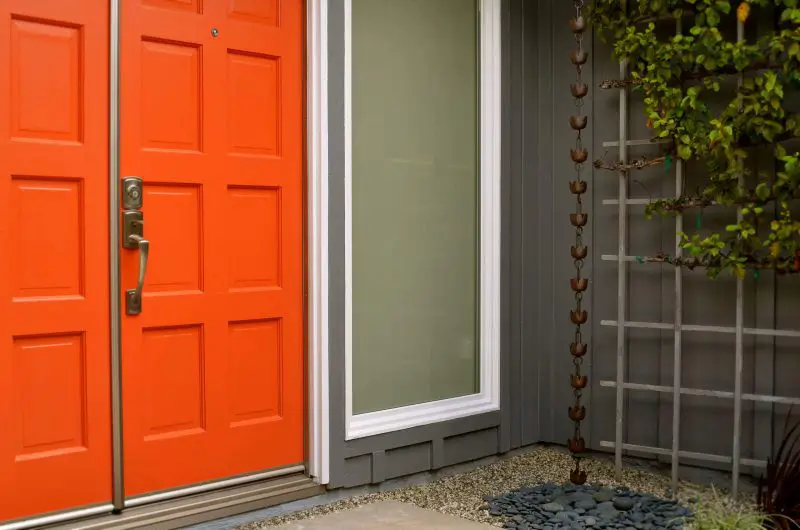 Orange Front Door Color