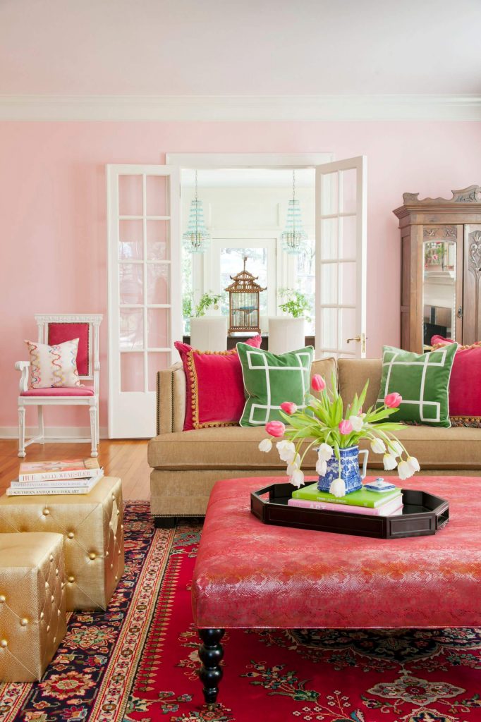 Pink paint color schemes