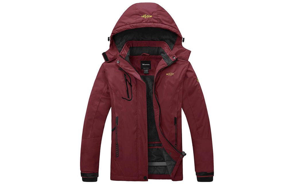 Wantdo Waterproof and Windproof Ski Jacket