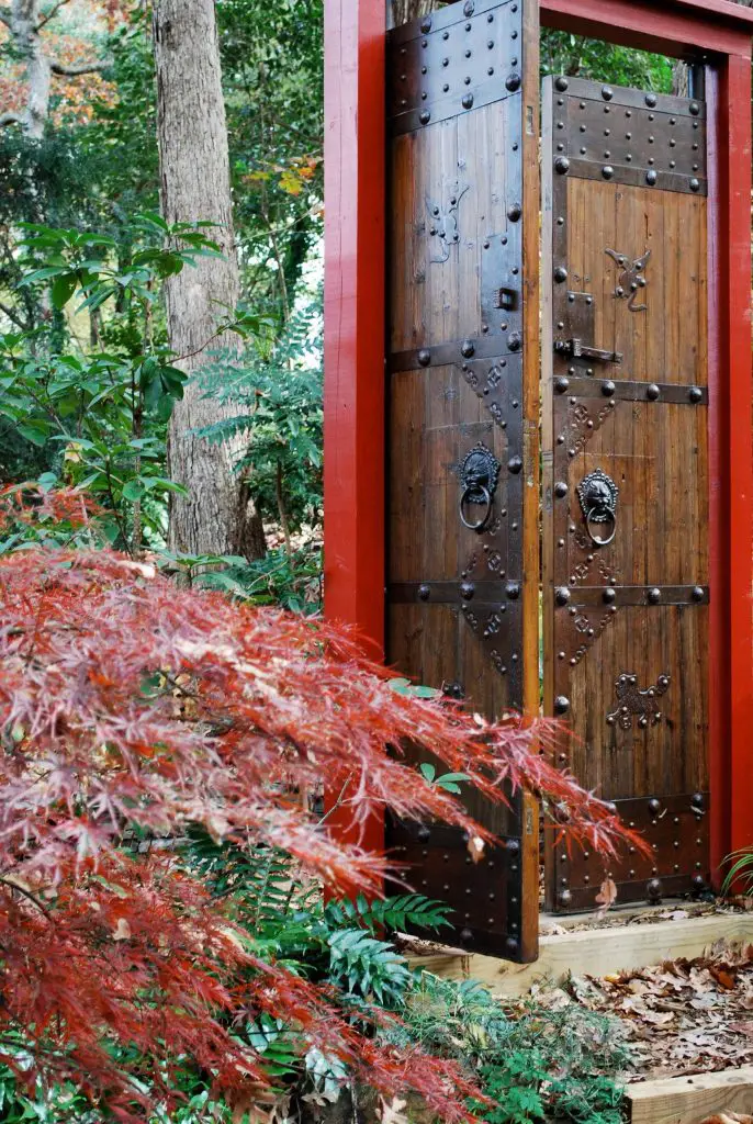 Landscape designer and Houzz contributor Jay Sifford found these garden gate doors at Oriental Furnishings in Connecticut.