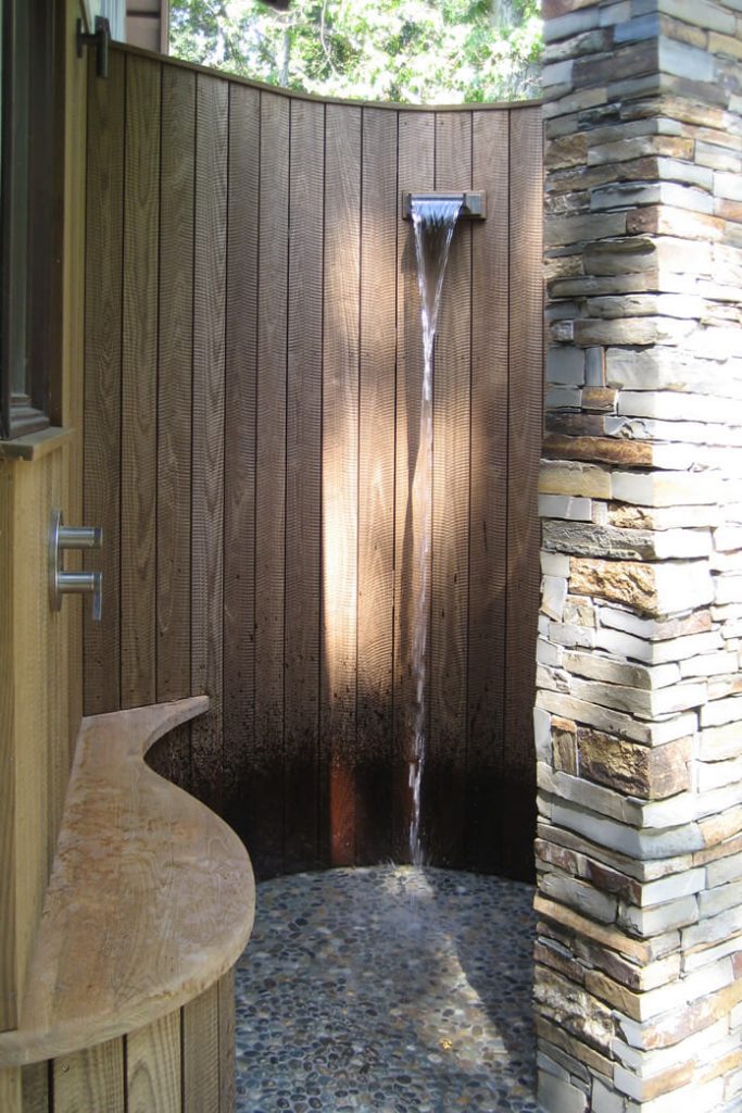 Outdoor shower in Los Angeles