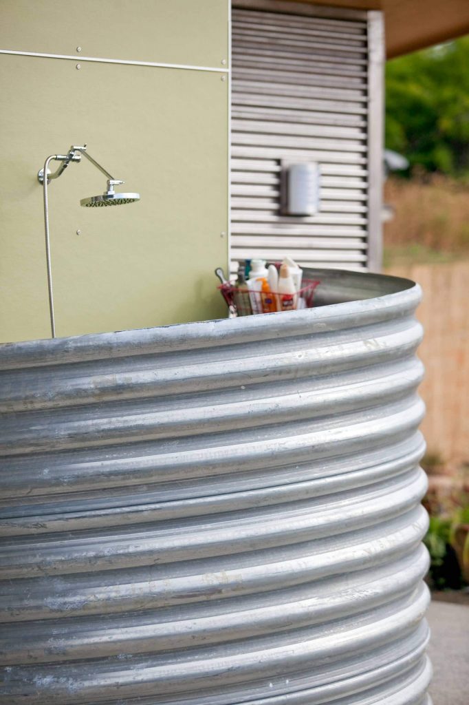 Outdoor shower in Oregon