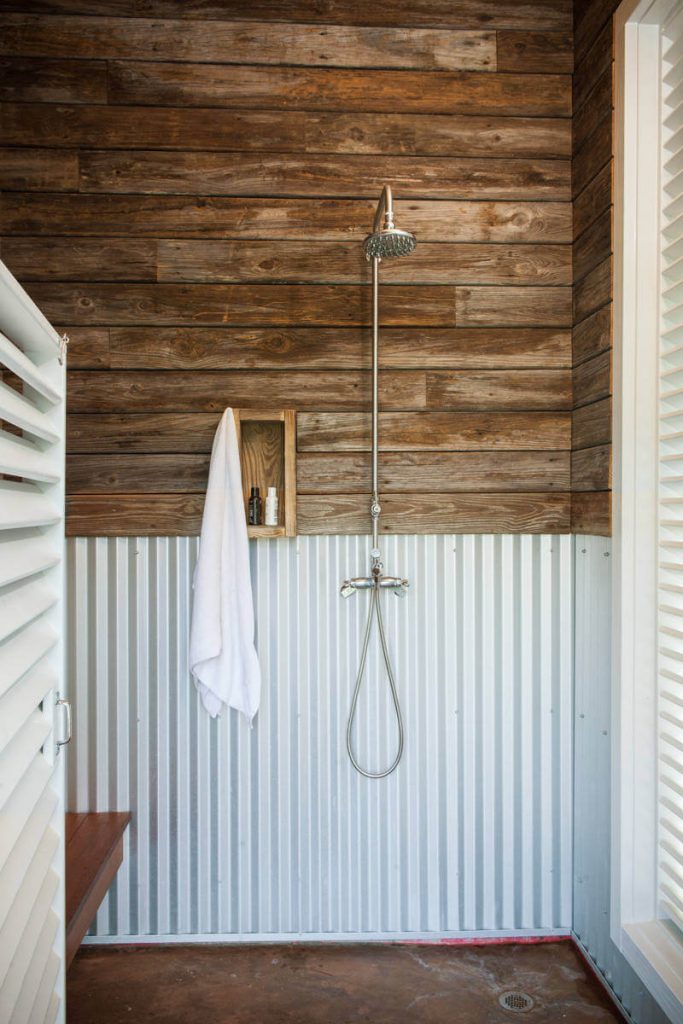 Outdoor shower in Wilmington, North Carolina