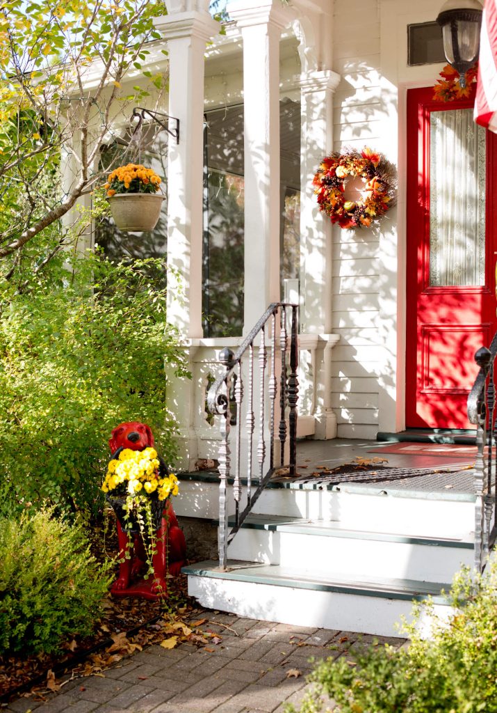 Hang a Fall Wreath